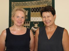 Wünschen sich Präventionsprogramme von den Krankenkassen: die Pflegekräfte Inge Aschauer (links) und Hildegard Klein