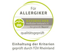 Logo &quot;Für Allergiker qualitätsgeprüft&quot;, © Bayerischer Heilbäder-Verband e.V.